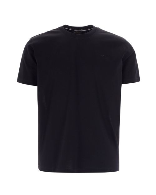 Black Solid Crew Neck T-Shirt