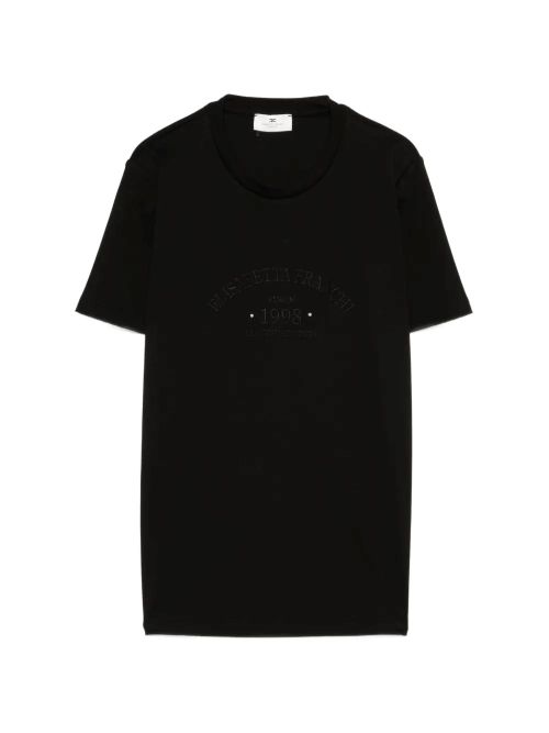 Logo Embroidery Cotton T-Shirt