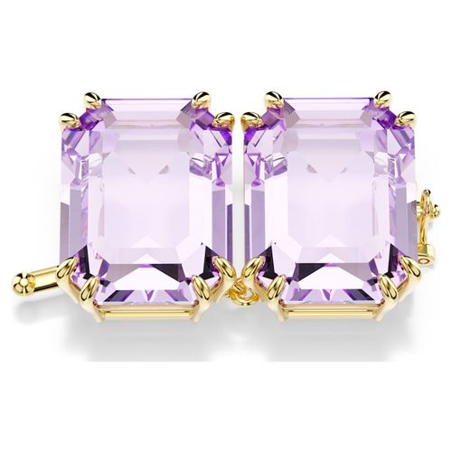 Millenia extender, Octagon cut, Purple, 18K gold finish