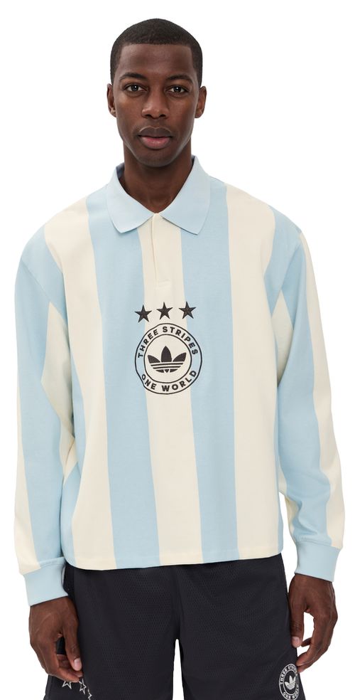 Long Sleeve Rugby Shirt Blue
