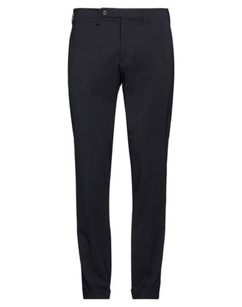 Man Pants Midnight blue Size 34 Virgin Wool, Elastane