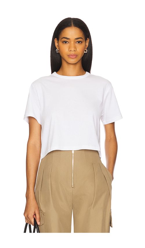 Sold Out NYC The Cropped Perfect Tee en White. L. Also en