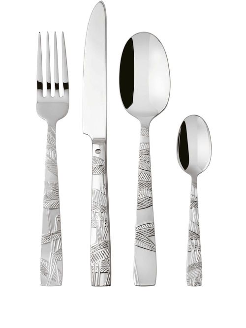 Jungle stainless steel cutlery (set of 24) - Silver