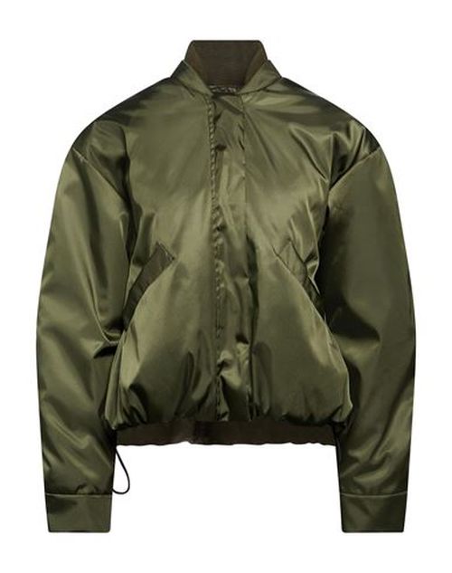 Woman Jacket Military green Size XS Polyamide, Polyurethane, Cotton, Merino Wool
