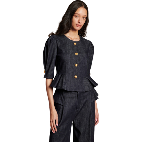 Sister Jane Curio Denim Top
