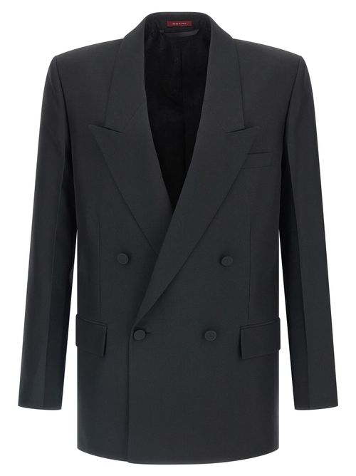Double-Breasted Blazer — Black
