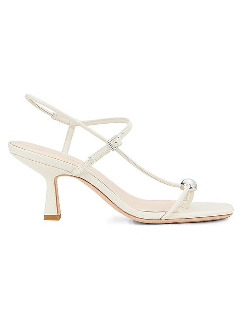 Women's Triana 70MM Leather Sandals - White