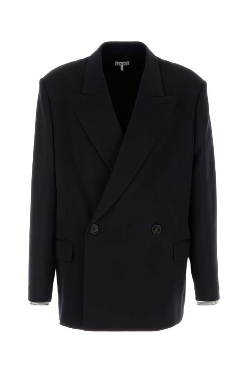 Breasted Blazer — Navy
