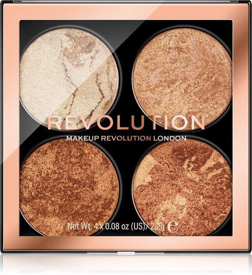 Makeup revolution Cheek Kit - Highlighter and Bronzing Palette 8 g Don't Hold Back
