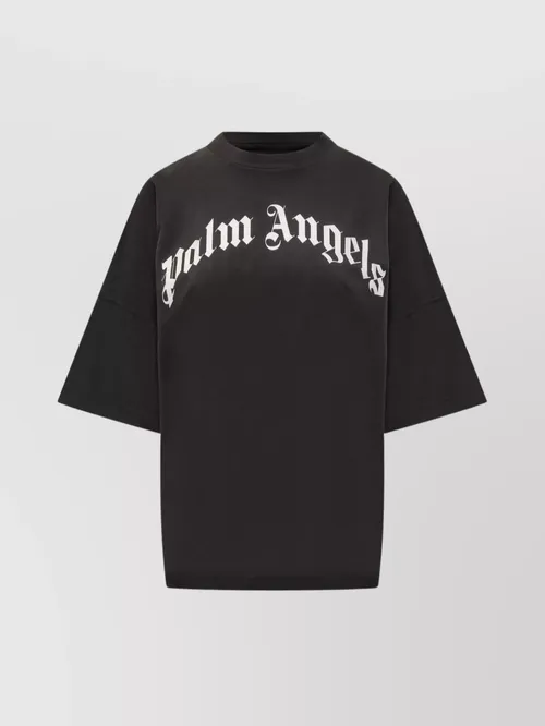 Palm Angels - crew neck short sleeves top