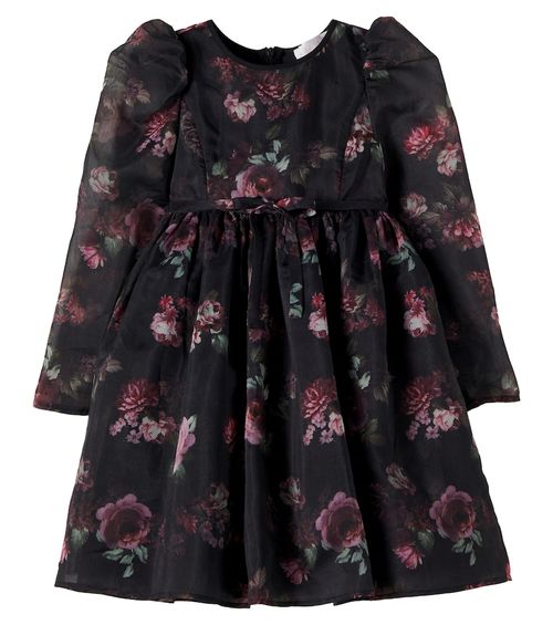 Floral organza dress