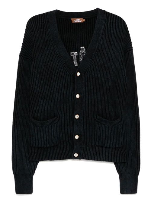 Stain Shade V-neck cardigan - Blue