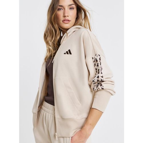 Adidas Animal Print 3-Stripes Hooded Top