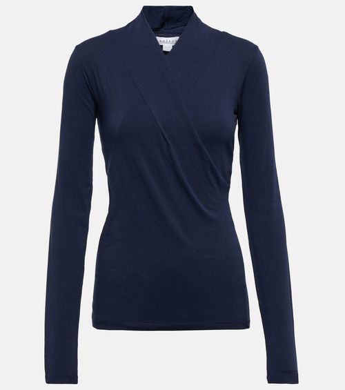Meri cotton wrap top