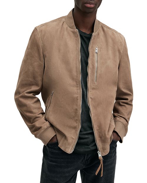 Kemble Suede Bomber Jacket