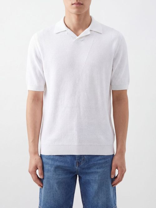 Polo Shirt Men color White