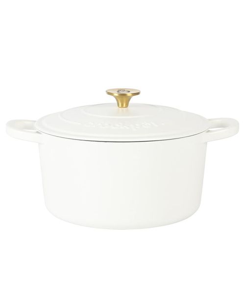 Artisan 5qt Round Enameled Cast Iron Dutch Oven