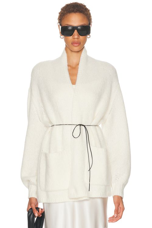 SRG Brookelynn Cardigan in Ivory - Ivory. L also in XS, S