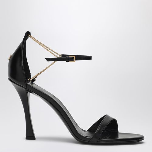4G Liquid 95 sandals in black leather