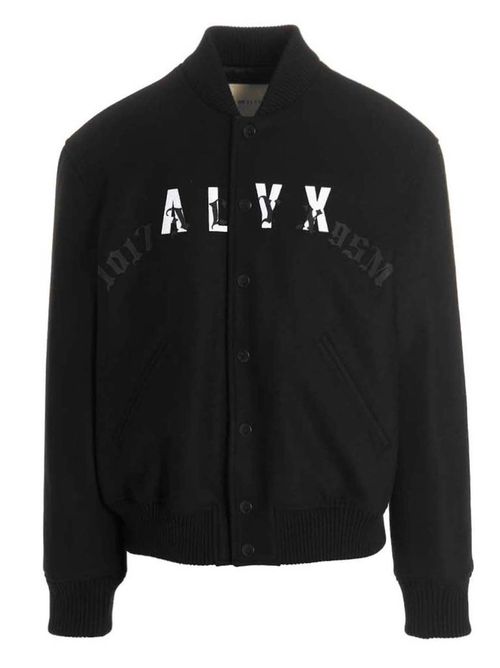 Black Graphic Logo Jacket