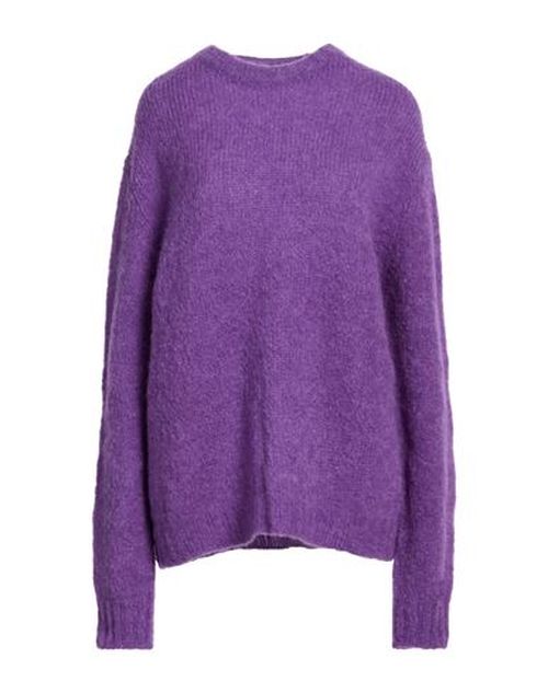 Woman Sweater Purple Size M Alpaca wool, Mohair wool, Polyamide, Elastane