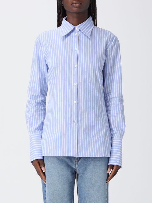 Shirt Woman color Gnawed Blue