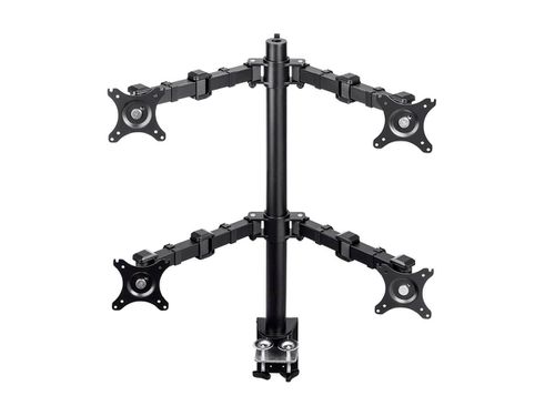 Essential Quad Monitor Articulating Arm Desk Mount