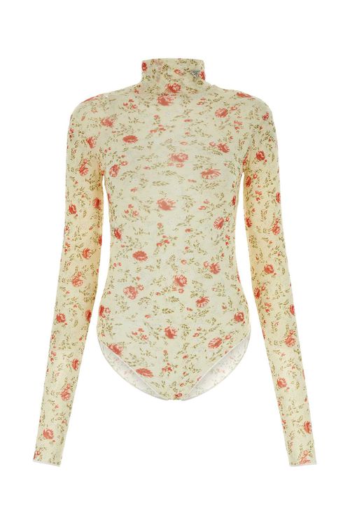 Printed Nylon Bodysuit