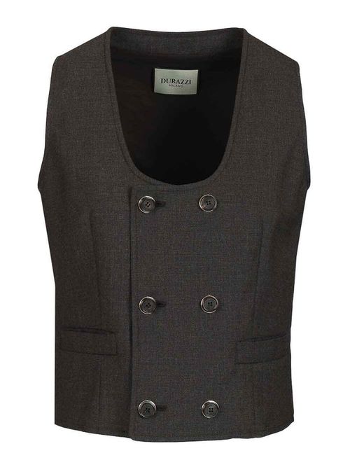 Tailored Double-Breasted Vest