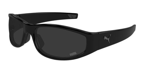 Puma PU0483S 001 Men's Sunglasses Black Size 65