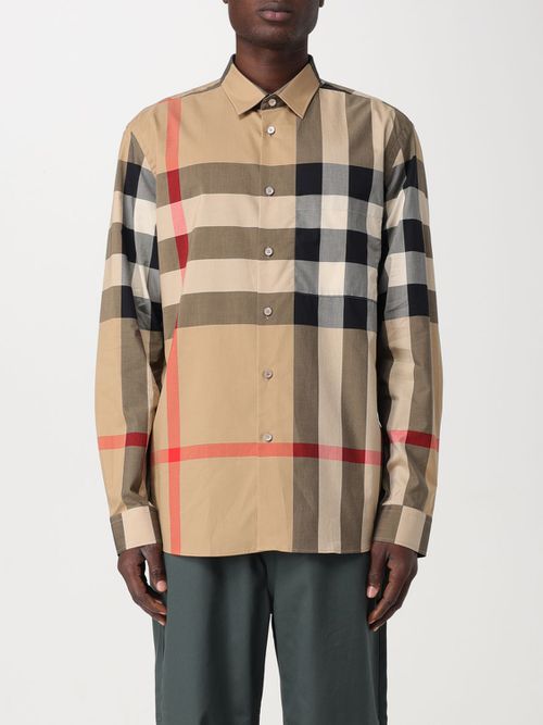 Shirt Men color Beige