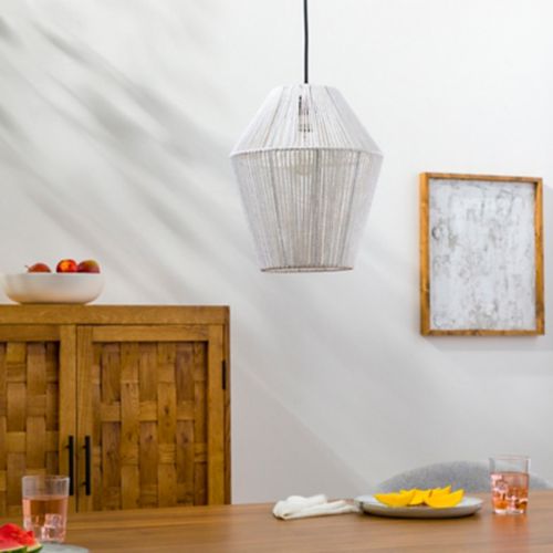 World Needle Camerano White Pendant Light