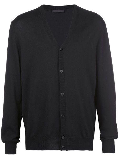 X The Woolmark Company Release 05 knitted cardigan - Black