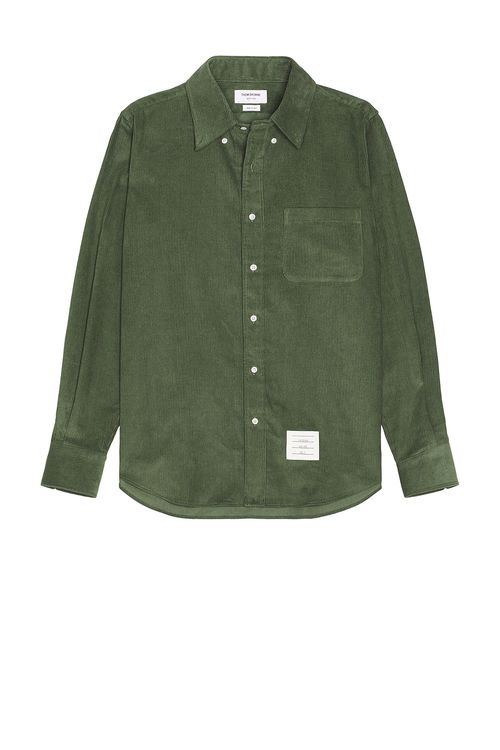 Thom Browne SHIRT STRAIGHT FIT in Hellgrün - Green. 5 also , 2