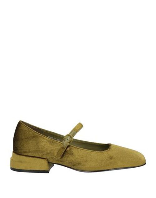 Woman Pumps Military green Size 9 Textile fibers