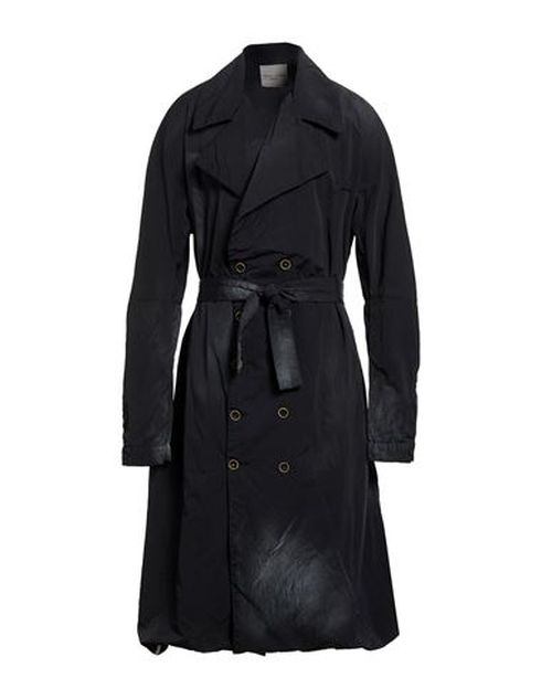 Man Overcoat & Trench Coat Black Size 40 Nylon