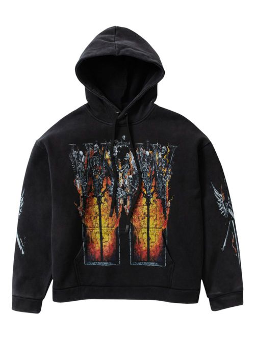 Who Decides War Ember Chapel hoodie - Black