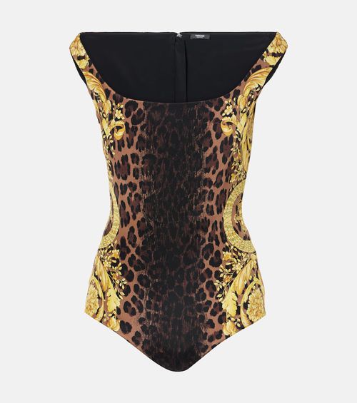 Barocco silk bodysuit