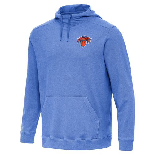 Men's Heather Blue New York Knicks Cloud Pullover Hoodie