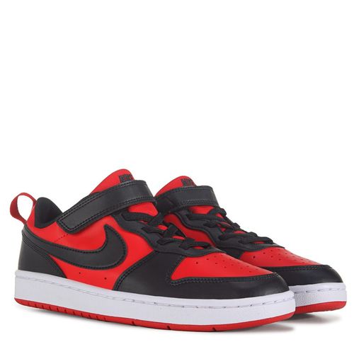 Kids' Court Borough Recraft Low Top Sneaker Little Kid Shoes (Black/Red)