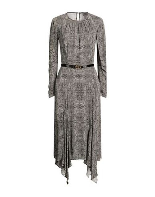 Woman Midi dress Black Size 6 Viscose