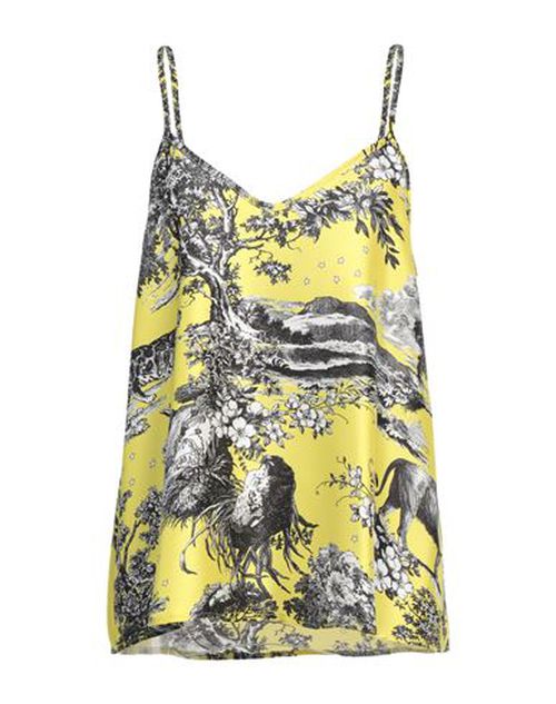 Woman Top Yellow Size 6 Polyester