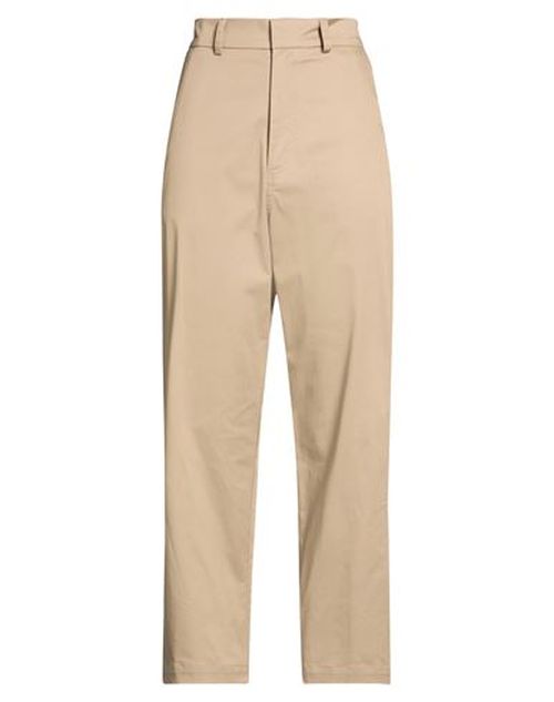 Woman Pants Taupe Size S Cotton, Elastane