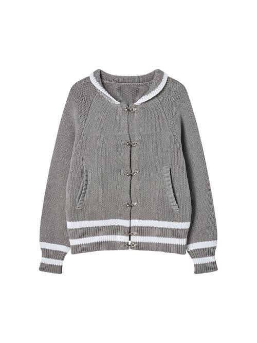 LATCH COWICHAN CARDIGAN GREY