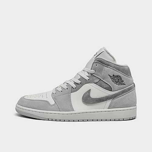 Men's Air Retro 1 Mid SE Casual Shoes in Neutral Grey/Sail/Smoke Grey