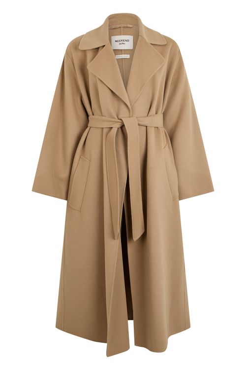 Weekend Long Virgin Wool Belted Jacket