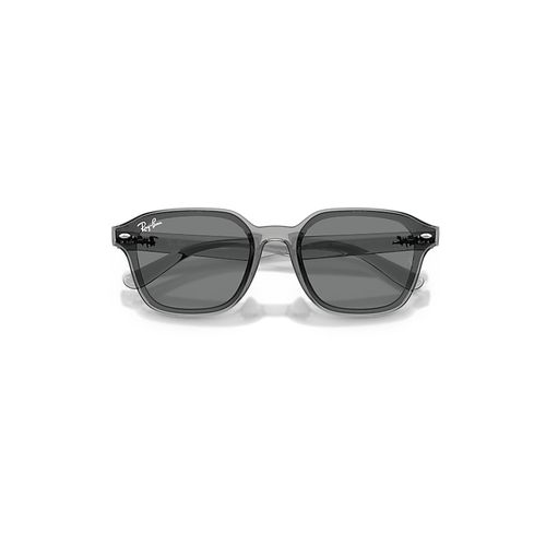 Ray-Ban Rb4458d Sunglasses Transparent Grey Frame Brown Lenses 65-18