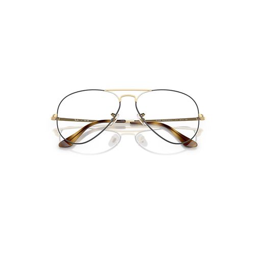 Ray-Ban Aviator Optics Optical Arista Frame Clear Lenses Polarized 55-14