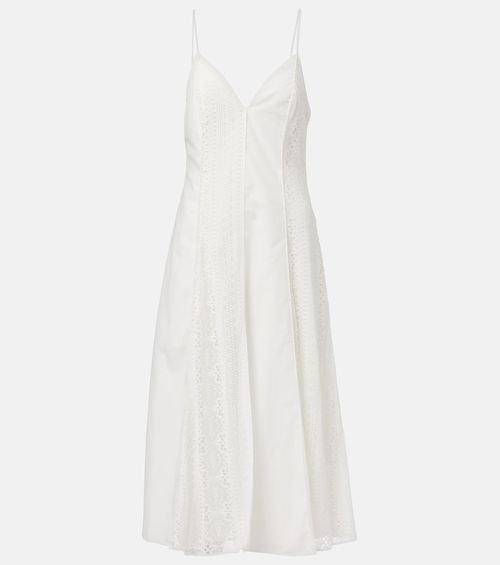 Mina lace midi dress