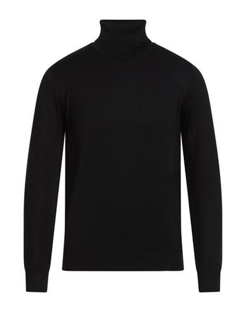 Man Turtleneck Black Size S Viscose, Nylon